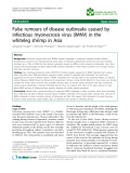 Báo cáo khoa hoc:"  False rumours of disease outbreaks caused by infectious myonecrosis virus (IMNV) in the whiteleg shrimp in Asia"
