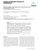 Báo cáo khoa hoc:"  Human spongiosa mesenchymal stem cells fail to generate cardiomyocytes in vitro"