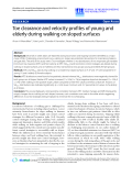 Báo cáo khoa hoc:"   Toe clearance and velocity profiles of young and elderly during walking on sloped surfaces"