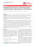Báo cáo y học: " Smoking status and tumor necrosis factor-alpha mediated systemic inflammation in COPD patients"