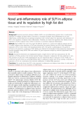 Báo cáo y học: " Novel anti-inflammatory role of SLPI in adipose tissue and its regulation by high fat diet"