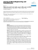 Báo cáo khoa hoc:"   Aging and partial body weight support affects gait variability"