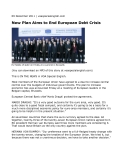 New Plan Aims to End European Debt Crisis