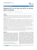 báo cáo khoa học: " Mapping QTLs for oil traits and eQTLs for oleosin genes in jatropha"