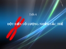 Giáo án điện tử môn sinh học: Sinh Học lớp 12- Đột biến số lượng nhiễm sắc thể- Cơ Bản