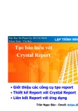 Lập trình windows - Tạo báo biểu với crystal report