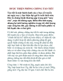 DƯỢC THIỆN PHÒNG CHỐNG TẢO TIẾT