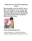 Những thói quen xấu dễ gây bệnh loãng xương 