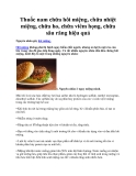 Thuốc nam chữa hôi miệng, chữa nhiệt miệng, chữa ho, chữa viêm họng, chữa sâu răng hiệu quả