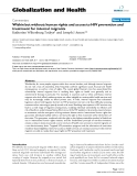 báo cáo khoa học: "Within but without: human rights and access to HIV prevention and treatment for internal migrants"