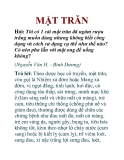 MẬT TRĂN