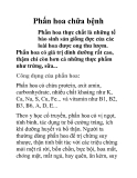 Phấn hoa chữa bệnh