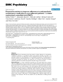 Báo cáo y học: " Financial incentives to improve adherence to anti-psychotic maintenance medication in non-adherent patients - a cluster randomised controlled trial (FIAT)"