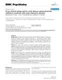 Báo cáo y học: "A new clinical rating scale for work absence and productivity: validation in patients with major depressive disorder"