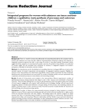 báo cáo khoa học: " Integrated programs for women with substance use issues and their children: a qualitative meta-synthesis of processes and outcomes"