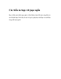 Các kiểu áo phù hợp với jupe ngắn 