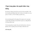 Chọn trang phục cho những người chân vòng kiềng 