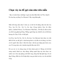 Chọn váy áo để gợi cảm như siêu mẫu 