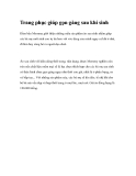 Trang phục giúp gọn gàng sau khi sinh 
