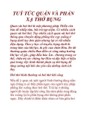 TUỲ TỨC QUÁN VÀ PHẢN XẠ THỞ BỤNG