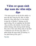 Viêm cơ quan sinh dục nam do viêm niệu đạo