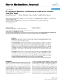 báo cáo khoa học: " A case report: Pavlovian conditioning as a risk factor of heroin 'overdose' death"