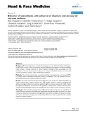 báo cáo khoa học: "  Behavior of osteoblastic cells cultured on titanium and structured zirconia surfaces"