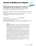 Báo cáo y học: "Fast-growing pancreatic neuroendocrine carcinoma in a patient with multiple endocrine neoplasia type 1: a case report"
