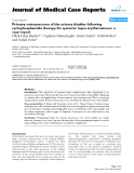 Báo cáo y học: " Primary osteosarcoma of the urinary bladder following cyclophosphamide therapy for systemic lupus erythematosus: a case report"