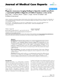 Báo cáo y học: "Magnetic resonance imaging findings in bipartite medial cuneiform – a potential pitfall in diagnosis of midfoot injuries: a case series"