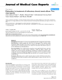 Báo cáo y học: " Duloxetine in treatment of refractory chronic tennis elbow: Two case reports"