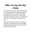 Ðiều trị ung thư đại tràng
