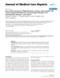 Báo cáo y học: " Successful treatment of Mycobacterium ulcerans osteomyelitis with minor surgical debridement and prolonged rifampicin and ciprofloxacin therapy: a case report"