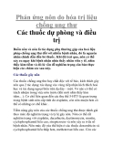 Phản ứng nôn do hóa trị liệu chống ung thư 
