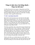 Tăng trí nhớ cho sĩ tử bằng thuốc Thực hư thế nào?