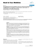 báo cáo khoa học:" Circulating Immune Complexes and trace elements (Copper, Iron and Selenium) as markers in oral precancer and cancer : a randomised, controlled clinical trial"