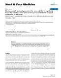 báo cáo khoa học:" Endoscopically assisted procedure for removal of a foreign body from the maxillary sinus and contemporary endodontic surgical treatment of the tooth"