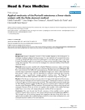 báo cáo khoa học:"  Applied mechanics of the Puricelli osteotomy: a linear elastic analysis with the finite element method"