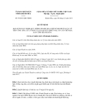 Quyết định số 39/2011/QĐ-UBND  