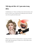 Mắt đẹp mê hồn với 3 gam màu trang điểm