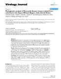 Báo cáo khoa học: "Phylogenetic analysis of Newcastle disease viruses isolated from waterfowl in the Upper Midwest Region of the United States"