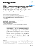 Báo cáo khoa học: " Hepatitis C Virus infection in apparentenly healthy individuals with family history of diabetes in Vom, Plateau State Nigeria"