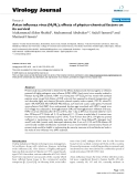 Báo cáo khoa học: " Avian influenza virus (H5N1); effects of physico-chemical factors on its survival"