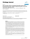 Báo cáo y học: " Oral vaccination with a recombinant Salmonella vaccine vector provokes systemic HIV-1 subtype C Gag-specific "