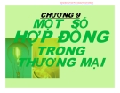 Chương 9: Một số hợp đồng trong thương mại