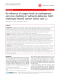 Báo cáo y học: "No influence of oxygen levels on pathogenesis and virus shedding in Salmonid alphavirus (SAV)challenged Atlantic salmon (Salmo salar L.)"