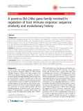 Báo cáo y học: "A poxvirus Bcl-2-like gene family involved in regulation of host immune response: sequence similarity and evolutionary history"