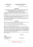 Quyết định số 2942/QĐ-BVHTTDL 