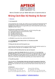 Bảo vệ hosting và server