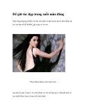 Để giữ tóc đẹp trong suốt mùa đông 